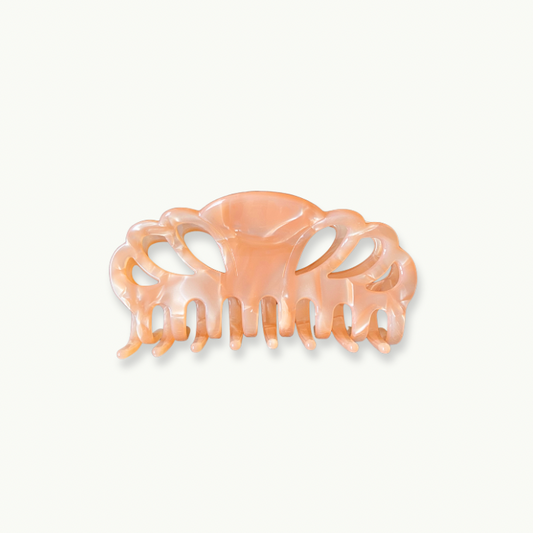 SHELL CLIP IN PEACH