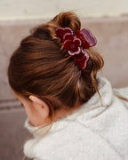 CARMINE ROSE CLAW CLIP