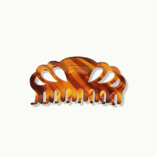 SHELL CLIP IN COFFEE